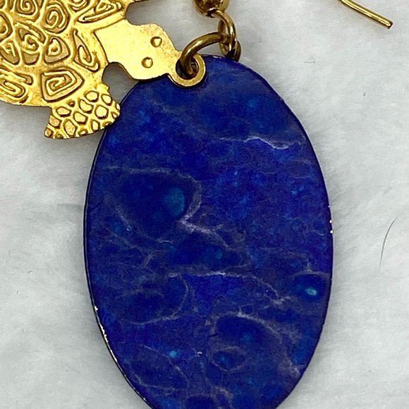 VIntage Newpro Turtle Earrings - Picture 4 of 6